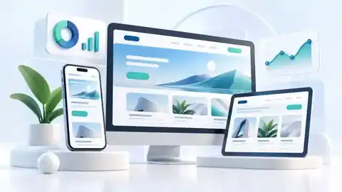 Minh họa thiết kế website responsive